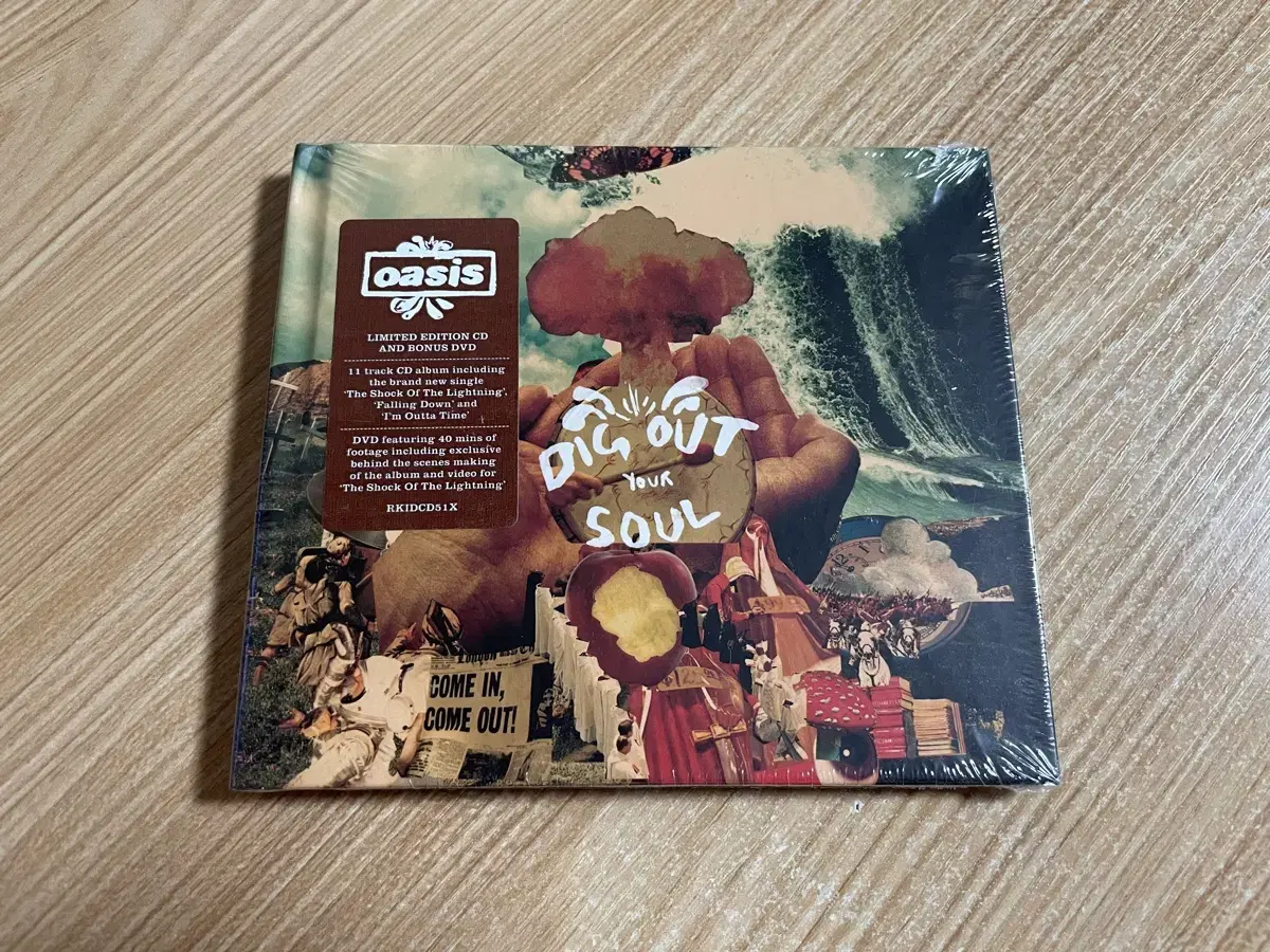 오아시스 Dig Out Your Soul 영국 한정판 미개봉 CD DVD